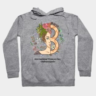 embrace equity international women's day 2023 Hoodie